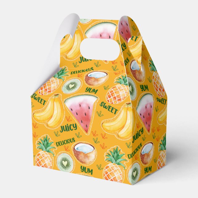 Tropische Fruchtzucht Geschenkschachtel (Vorderseite)