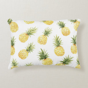Tropische gelbe Ananas Dekokissen