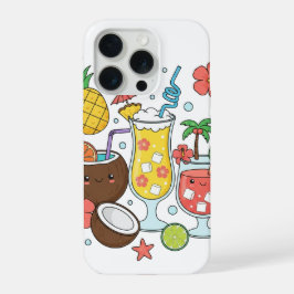 Tropische Getränke – Süße Sommer-Cocktail-Handyhül iPhone 15 Pro Hülle