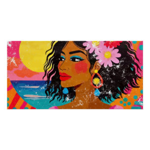 Tropische Göttin - Pop Art Poster