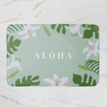 Tropische hawaiianische Badematte