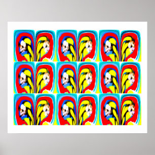 Tropische Hitze Kunst Poster
