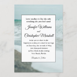 Tropische Hochzeit Einladung