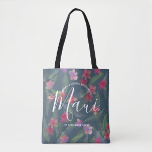Tropische Hochzeit in Urlaubsort Tasche
