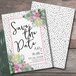 Tropische Hochzeit Save The Date