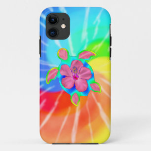Tropische Honu Schildkröte und Hibiskus Case-Mate iPhone Hülle