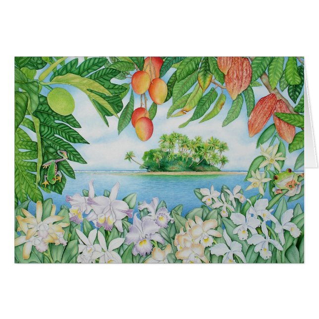 Tropische Insel (Vorderseite (Horizontal))