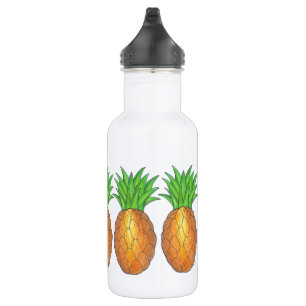 Tropische Insel Ananas Ananas Ananas Obstflasche Edelstahlflasche