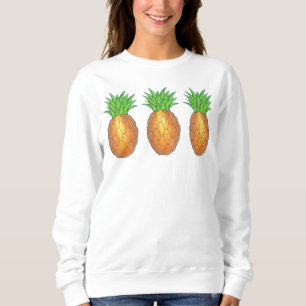 Tropische Insel Ananas Obsthawaii Ananas Sweatshirt