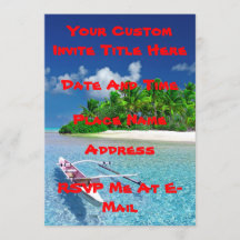 Tropische Insel-Flucht