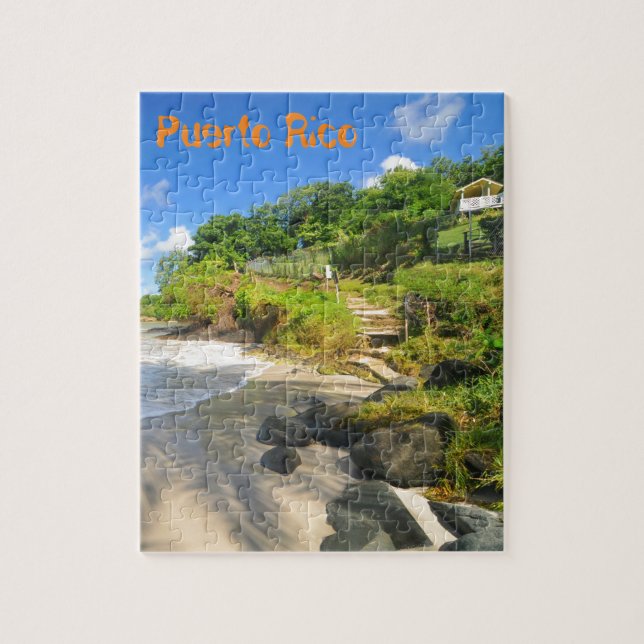Tropische Insel in Puerto Rico (Vertikal)
