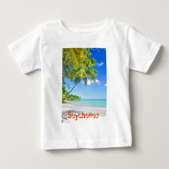 Tropische Insel in Seychellen Baby T-shirt