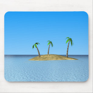 Tropische Insel Mousepad