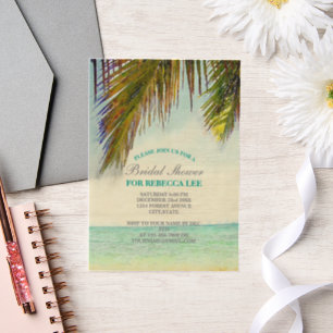 tropische Insel Palme Strand Brautparty