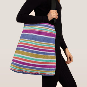 "TROPISCHE INSEL PARADISE CABANA STRIPES" TRAGETASCHEN MIT LANGEN TRÄGERN