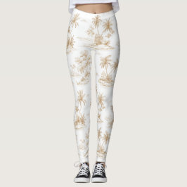 Tropische Inselpalmen Leggings