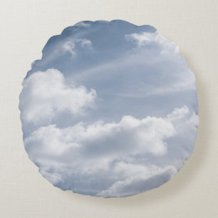 Tropische karibische Wolken 12 Rundes Kissen