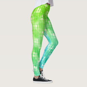 Tropische Karierte Leggings