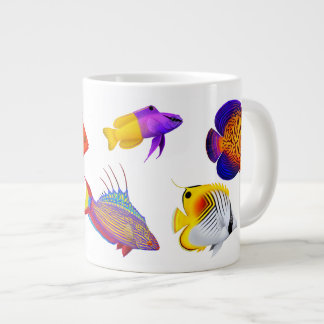 Tropische Korallenriff-Fisch-Spezialitäten-Tasse Jumbo-Tasse