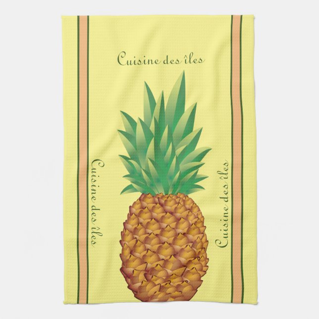 Tropische Küchenwäsche Geschirrtuch (Vertikal)