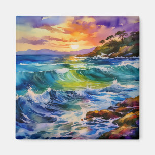 Tropische Kunst Magnet