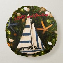 Tropische Küste "SEAS and Greetings" Weihnachten