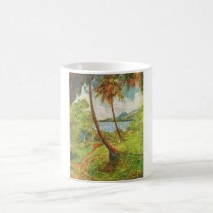 Tropische Landschaft auf Martinique (Charles Laval Kaffeetasse
