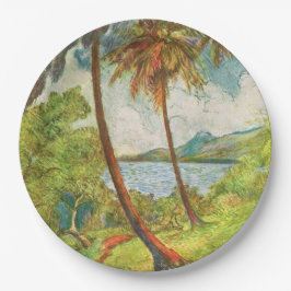 Tropische Landschaft auf Martinique (Charles Laval Pappteller