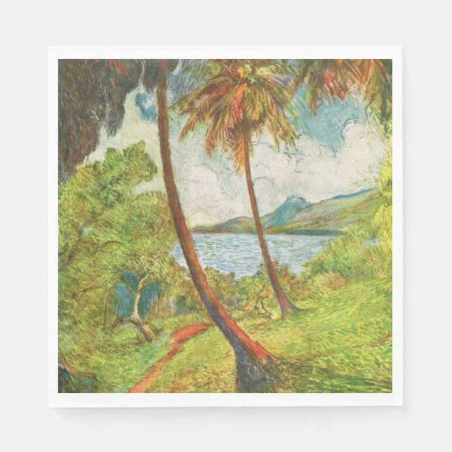 Tropische Landschaft auf Martinique (Charles Laval Serviette (Vorderseite)