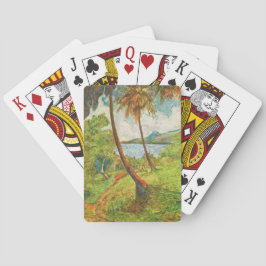 Tropische Landschaft auf Martinique (Charles Laval Spielkarten