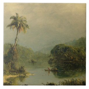 Tropische Landschaft Frederic Edwin Church Fliese