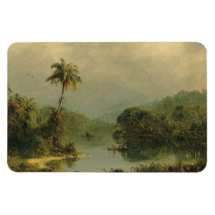 Tropische Landschaft Frederic Edwin Church Magnet
