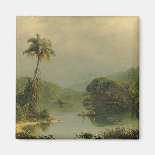 Tropische Landschaft Frederic Edwin Church Magnet