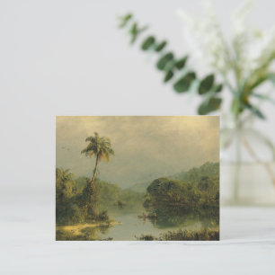 Tropische Landschaft Frederic Edwin Church Postkarte