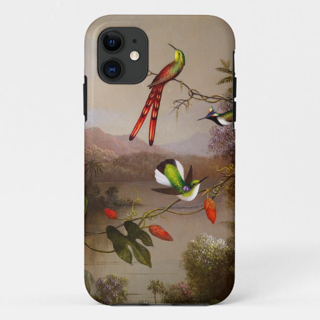 Tropische Landschaft mit zehn Hummingbirds Heade Case-Mate iPhone Hülle (Rückseite)