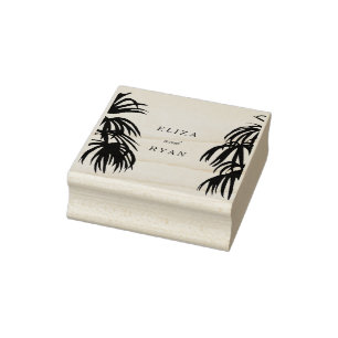 Tropische Liebe/Briefmarke Gummistempel