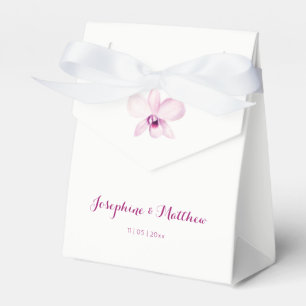 Tropische Lila Orchideenhochzeit Geschenkschachtel