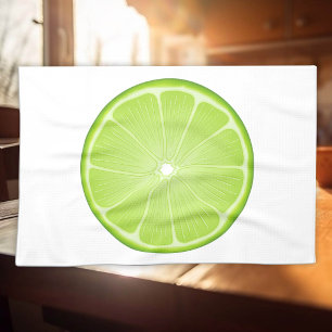 Tropische Limetten-Party Geschirrtuch