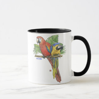 Tropische Macaws-Tasse Tasse