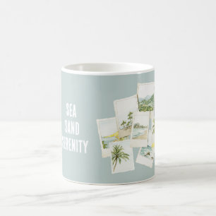 Tropische Meer Sand Serenity Strand Fotos Kaffeetasse