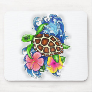 Tropische Meeresschildkröten Mousepad
