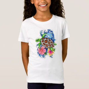 Tropische Meeresschildkröten T-Shirt
