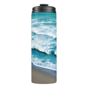 Tropische Meereswellen Thermosbecher