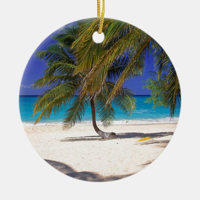 Tropische Meile Grand Cayman der Insel-sieben Keramikornament (Vorne)