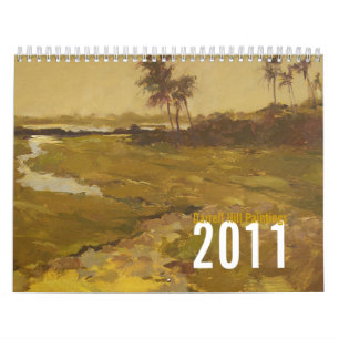 Tropische Melodie, Darrell Hügel-Malerei-Kalender Kalender