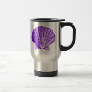 Tropische Mondlicht Lila Muschel Tasse
