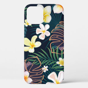 Tropische Monstera-Blätter Plumeria Blume Case-Mate iPhone Hülle