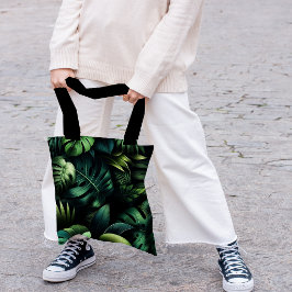 Tropische Monstera Botanische Grüne Dschungel  Tasche