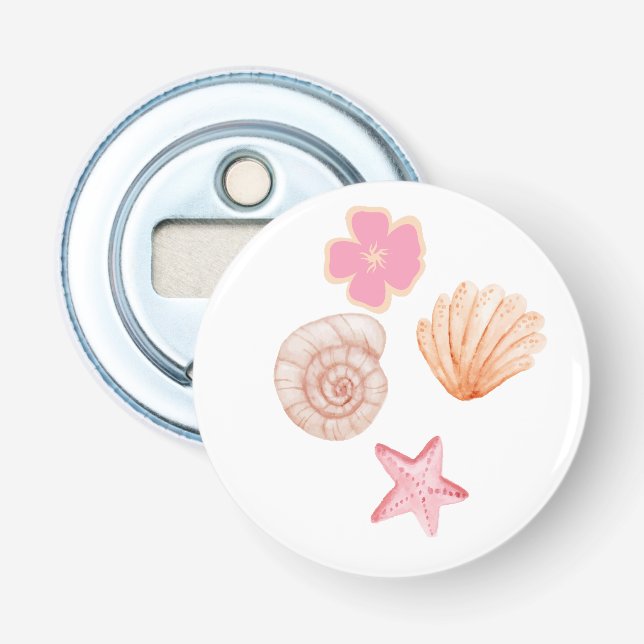 ✅ tropische Muscheln Flaschenöffner (Vorderseite)