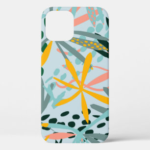 Tropische nahtlose Textur mit Palmblättern, Raster Case-Mate iPhone Hülle